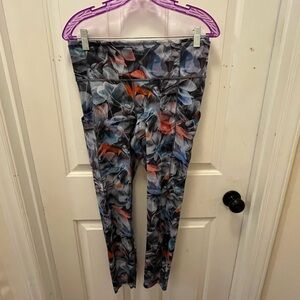 🍋LIKE NEW Lululemon Fast and Free HR Tight 25" - Luminescent Floral Multi - Sz 8
